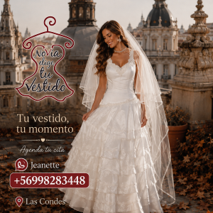 Vestido de novia VN019 talla 36